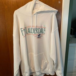 White Ft. Lauderdale, FL Hoodie
